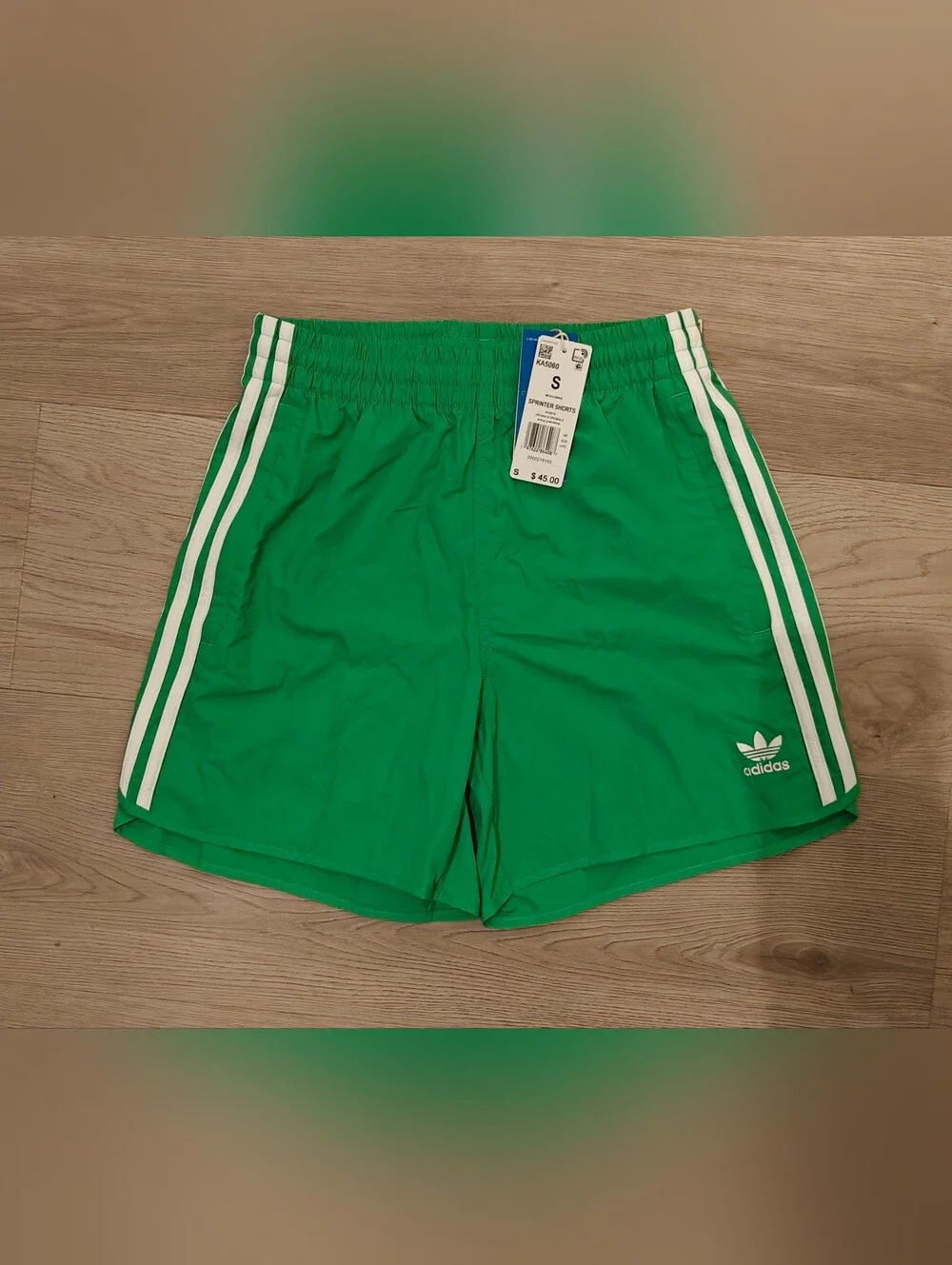 Adidas Originals Men's Sprinter Green Shorts Size  Small Brand New With Tags